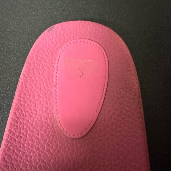 Frances Valentine Daisy Sandal Slides in Pink Vegan Leather Size 9 Pool Summer - Picture 5 of 9